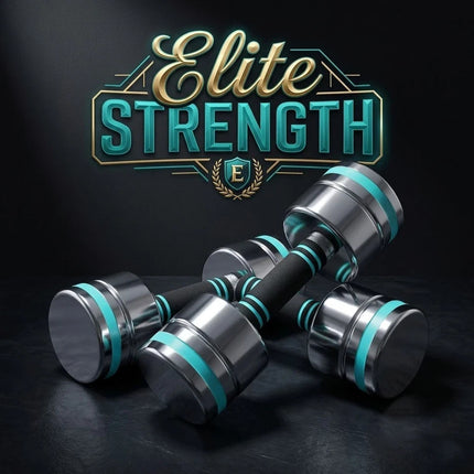 Dumbbell 12.5kg Chrome Steel Anti Slip Grip Ultra Compact Exercise Fitness Gym
