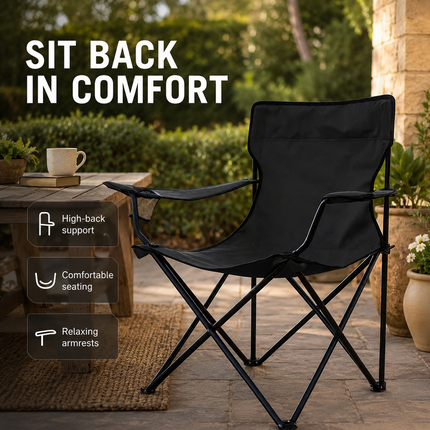 Camping Chairs Portable Folding Lightweight Outdoor Garden Beach Picnic Chair