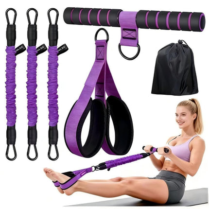 Pull Up Assistance Bands with Handle Foot Knee Support Multifunction Gym Workout