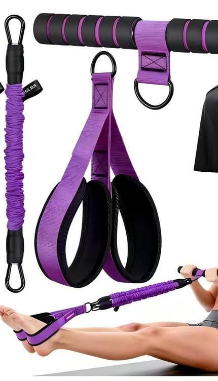 Pull Up Exercise Pedal Resistance Band with Handles