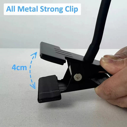 LED Desk Lamp Clip-On 3W Flexible Reading Study Light Eye Care with Brightness