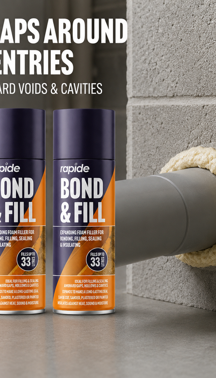 2X Expanding Foam Filler Spray 500ml PU Bond Fill Sealing CrackS Insulating Gap