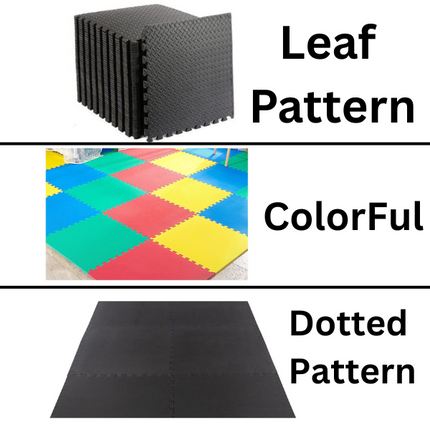 EVA Interlocking Foam Floor Mats 60x60cm for Gym & Exercise