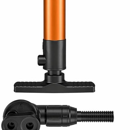 Bike Pump Bicycle Floor Universal Air Pump With Gauge Presta & Schrader 140Psi