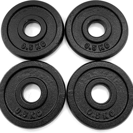 Adjustable Dumbbell Barbell Set Cast Iron 15-50KG Body Building Set - Box Damage