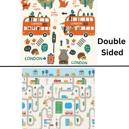 Foldable Baby Play Mat Waterproof Foam Mat Reversible Waterproof Extra Large Mat