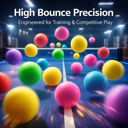 Ping Pong Balls 60 PCS ABS Multicolor Party Family School Table Tennis Balls