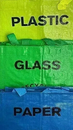 Reusable Recycling Bags – 3 Pack