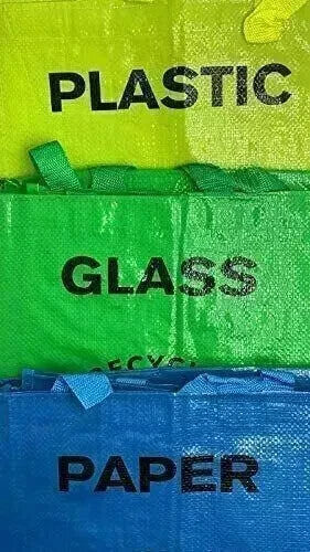 Reusable Recycling Bags – 3 Pack