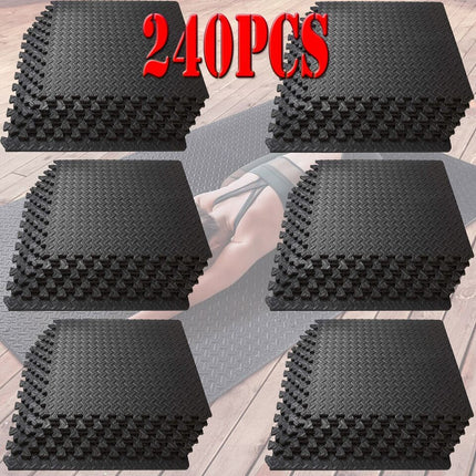 EVA Foam Gym Floor Mats Interlocking Tiles Soft Yoga Kids Play Hot Tub Spa Pads
