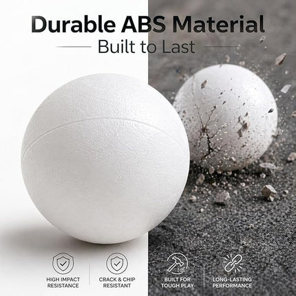 ABS Table Tennis Balls with Storage Jar for Training & Games