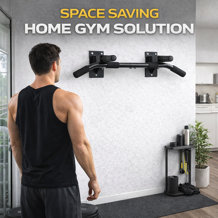 Pull Up Bar Wall Mounted Heavy Duty Chin Up Bar Foam Padded Grips for Home Gym