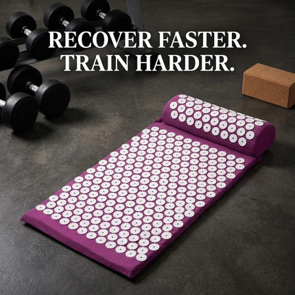 Accupressure Body Mat Massage Relieve Back & Neck Pain Relax Muscles Stress +Bag