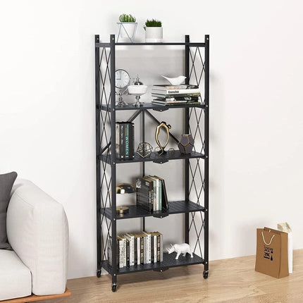 Folding Shelf Storage Portable Rack Shelves Garage Kitchen Warehouse Pantry Shed