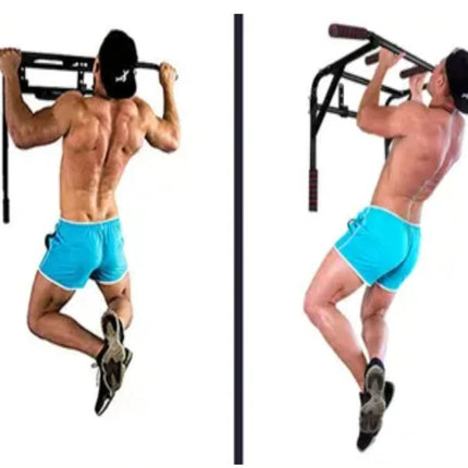 Pull Up Bar Wall Mounted Chin Up H Duty Power Tower Dip Station Multifunctional