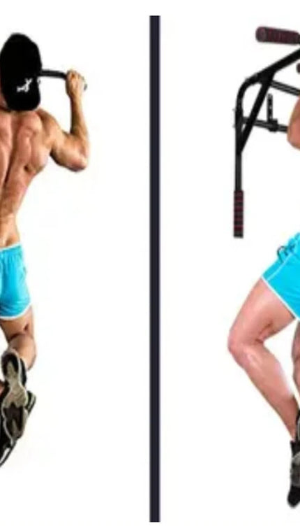 Pull Up Bar Wall Mounted Chin Up H Duty Power Tower Dip Station Multifunctional