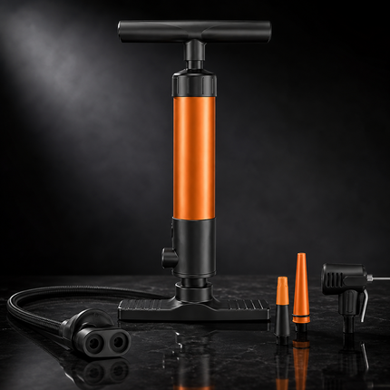Bike Pump Bicycle Floor Universal Air Pump With Gauge Presta & Schrader 140Psi