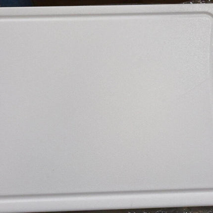 Kitchen Plastic Cutting Board With Juice Grooves with Easy Grip Handle 14x10 cm
