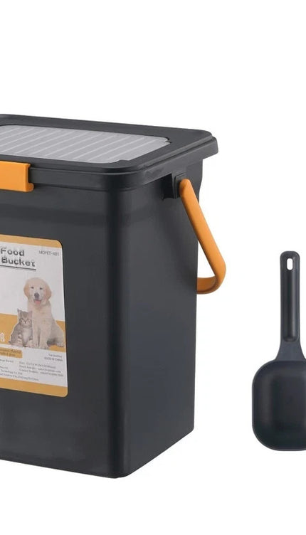 17–23L Pet Food Storage Container – Airtight Dry Food Bin with Scoop