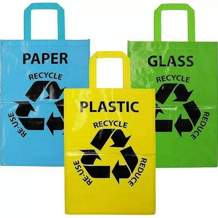 Reusable Recycling Bags – 3 Pack