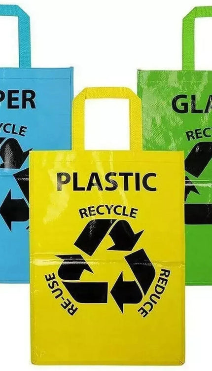 Reusable Recycling Bags – 3 Pack
