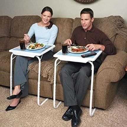 Portable Table Mate TV Dinner Laptop Tray Adjustable Folding Table Sofa Bed Desk