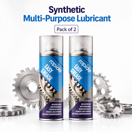 2x Easy Grease Spray Lubricant Synthetic Oil Waterproof Rust Protection 250ml