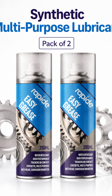 2x Easy Grease Spray Lubricant Synthetic Oil Waterproof Rust Protection 250ml