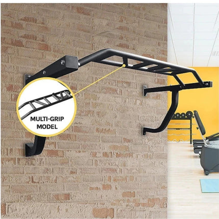 Pull Up Bar Wall Mounted Chin Up HDuty Power Tower Dip Station Multifunctional