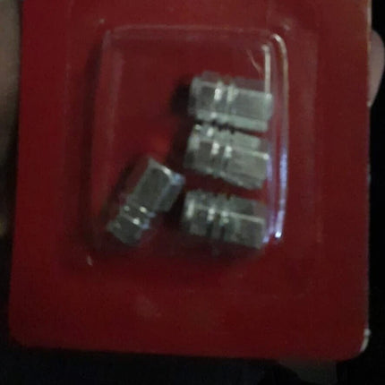 12 Pack 4x Metal Tyre Valve Dust Caps, Silver for Car, Van, Bike & Motorcycle