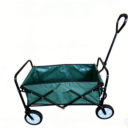 Collapsible Folding Wagon Trolley Cart 80kg On Wheels Festival Camping & Garden