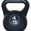 Vinyl Kettlebell Black 4KG