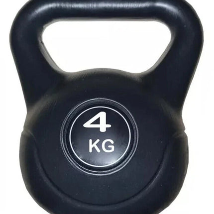 Vinyl Kettlebell Weight Set 4KG–20KG Cast Iron Gym Fitness Training Workout