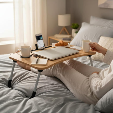 Laptop Table Bed Sofa Tray Stand Foldable Portable Lap Desk for Work and Dining