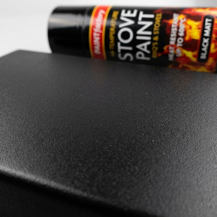 Stove Paint Spray 400ML Heat Resistant Matt Black