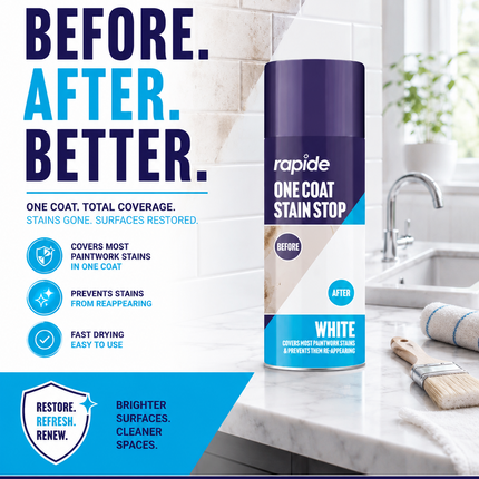 Stain Stop Spray 400ML White Damp Mould Blocker