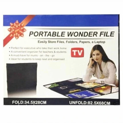 Portable Wonder File Holder Paper Craft Laptop File Organizer Storage Folder New
