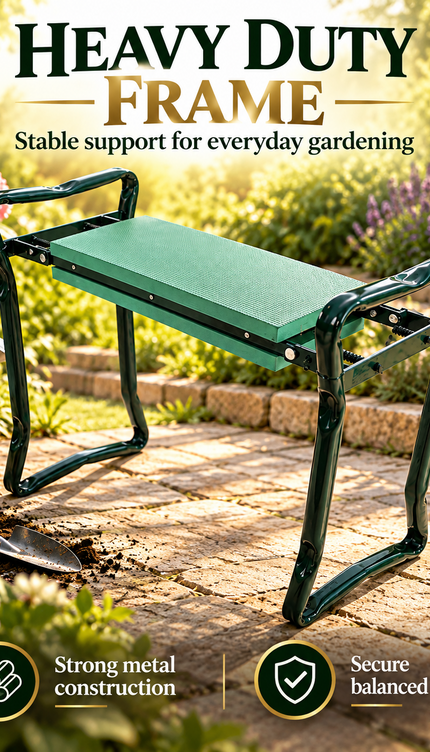 Garden Kneeler Seat 2 in 1 Folding EVA Foam
