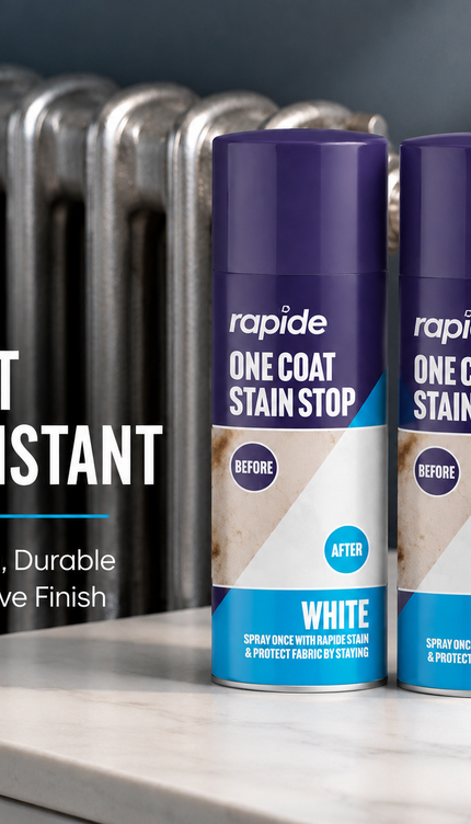 2x Stain Stop Spray Blocker 1-Coat White Aerosol Damp Mould Prevent Paint 400ml