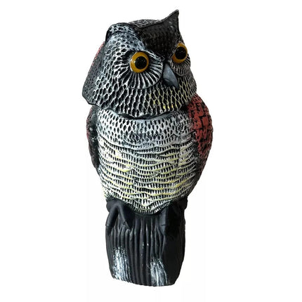 Hawk Owl Heron Decoy Bird Pest Control Cat Repeller Pond Garden Scare Ornament