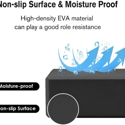 Yoga Gym Blocks Brick Foam Pair Exercise Training Pilates Meditation Anti Slip