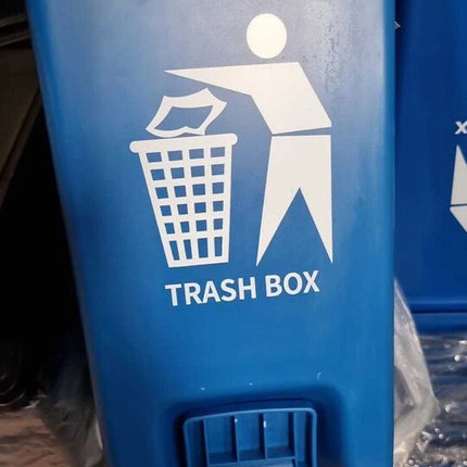Slim Pedal Bin Recycling Waste Rubbish Dustbin Kitchen Bathroom Home Office Use