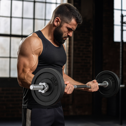 50KG Adjustable Cast Iron Dumbbell Barbell Set Weights Kit for Home Gym Workout