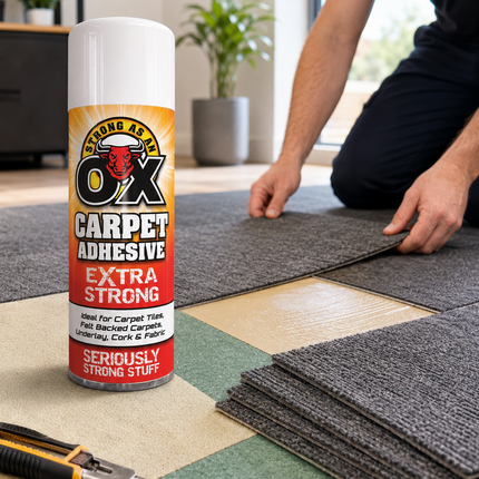 Adhesive Glue Spray Heavy Duty 500ML For Carpet Vinyl