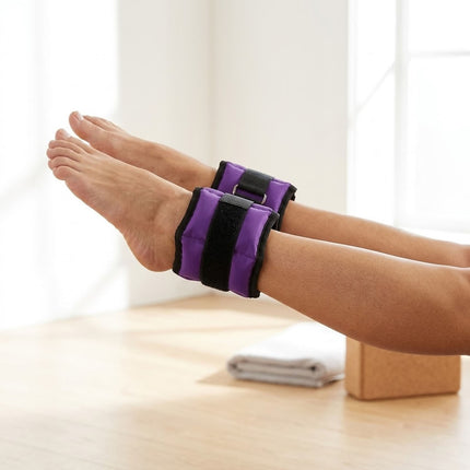0.5kg Purple Ankle & Wrist Weights Set – 2 Pack
