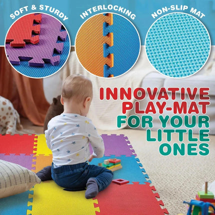 18-Piece Thick EVA Foam Interlocking Mats