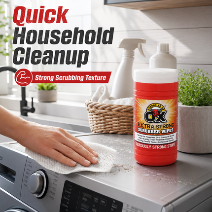 Scrubber Wipes 80 Pcs Heavy Duty Kitchen & Bathroom