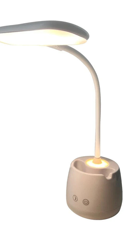 Rechargeable LED Desk Lamp with Pen & Phone Holder