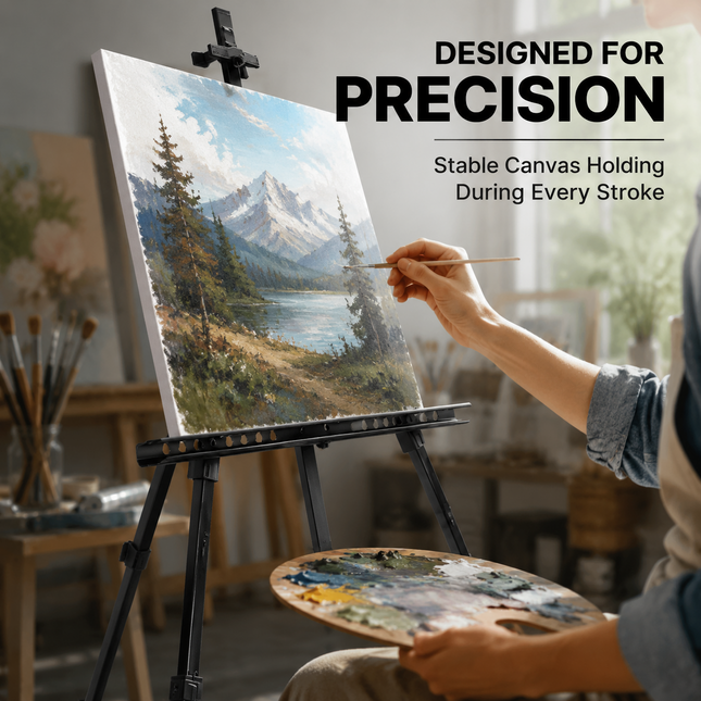 Display Easel Stand Aluminum Tripod Adjustable Artist Canvas Sketch Holder 165cm