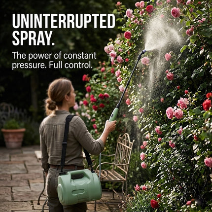 8L Electric Pressure Sprayer Bottle Portable Garden Weed Spray Tank USB Recharge